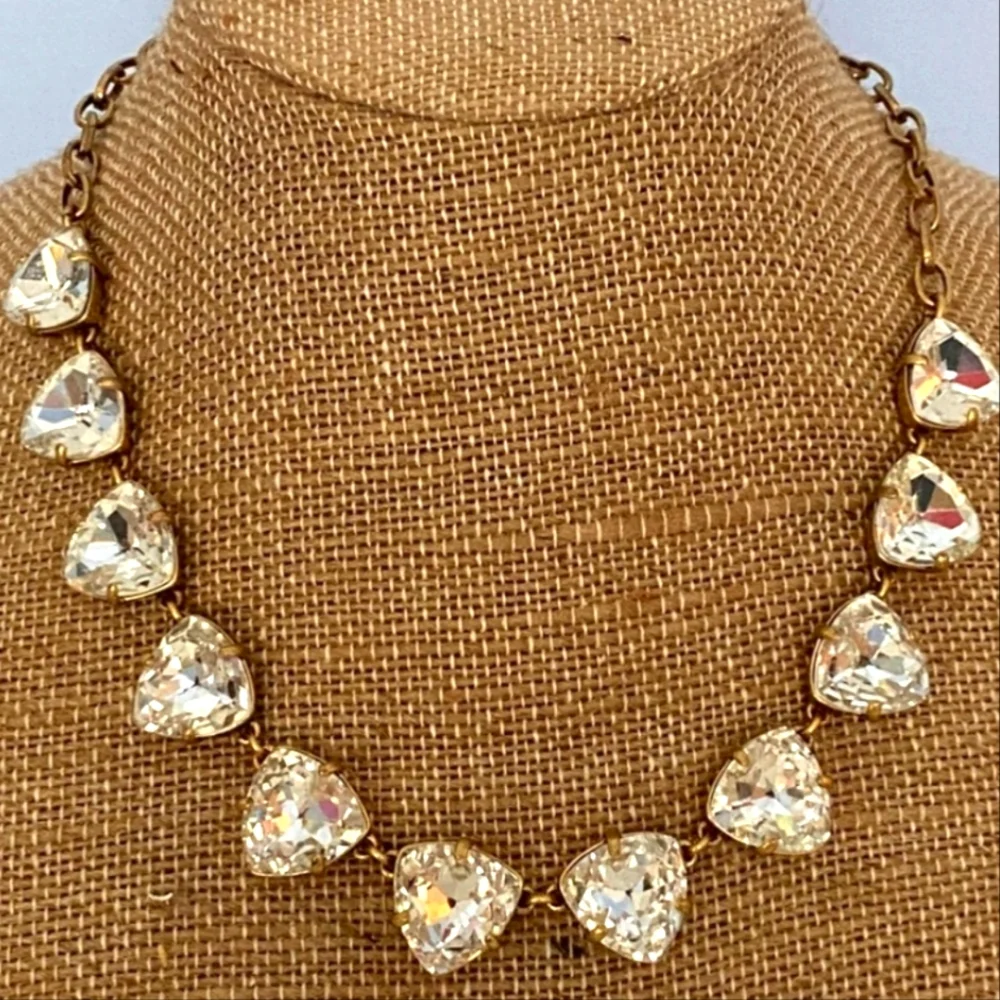 Stella & Dot Somervell Crystal Rhinestones Necklace